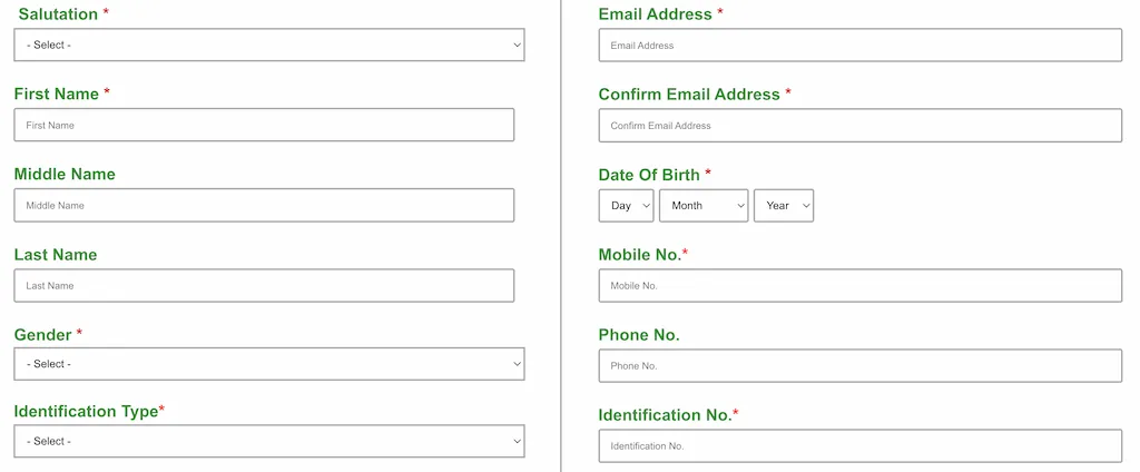 Registration Process on TNREGINET